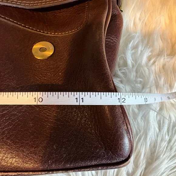 Mulberry Brown and Gold Leather Alexa Purse - Picture 10 of 15